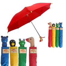 Load image into Gallery viewer, "Vista International" Kid's Backpack Folding Umbrella