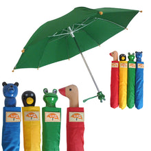 Load image into Gallery viewer, "Vista International" Kid's Backpack Folding Umbrella