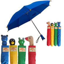 Load image into Gallery viewer, "Vista International" Kid's Backpack Folding Umbrella