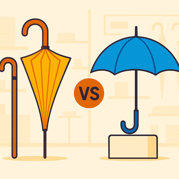 What's the Difference Between a Cane Umbrella and a Regular Umbrella?
