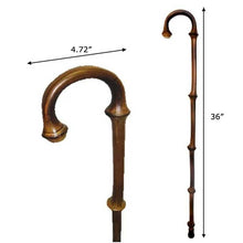 Load image into Gallery viewer, &quot;Vista International&quot; Bamboo Walking Stick
