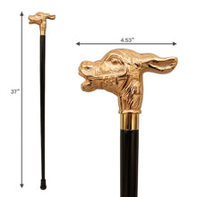 Load image into Gallery viewer, &quot;Vista International&quot; Brass Donkey Stick
