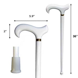 "Vista International" Fashion Colors Wood Walking Stick