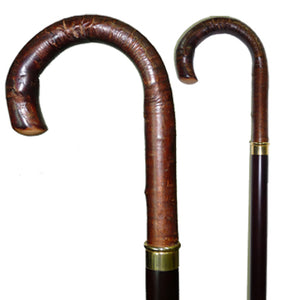 "Vista International" Deluxe Cherry Wood Handle Walking Stick