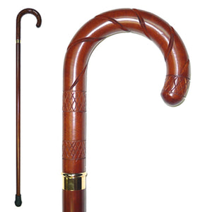 'Vista International" Handicraft Wood Walking Stick