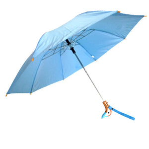 sky blue duck umbrella