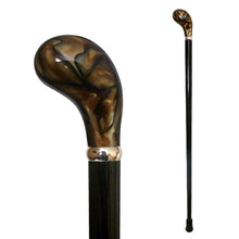 Load image into Gallery viewer, &quot;Vista International&quot; Acrylic Drum Handle Wood Walking Stick
