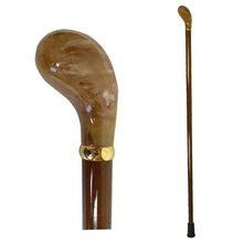 Load image into Gallery viewer, &quot;Vista International&quot; Acrylic Drum Handle Wood Walking Stick
