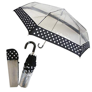 "Vista International" Mini Clear Folding Umbrella