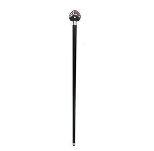 "Vista International" Deluxe Black Dice Walking Stick