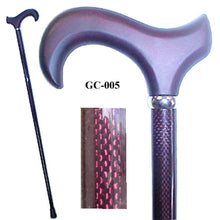 Load image into Gallery viewer, &quot;Vista International&quot; Derby Style Graphite Fiber Walking Stick
