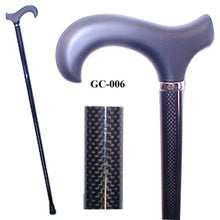 Load image into Gallery viewer, &quot;Vista International&quot; Derby Style Graphite Fiber Walking Stick
