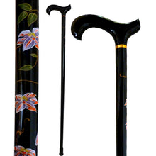 Load image into Gallery viewer, &quot;Vista International&quot; Hand painting Flower Walking Stick
