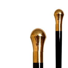 Load image into Gallery viewer, &quot;Vista International&quot; Knob Brass Handle Walking Stick
